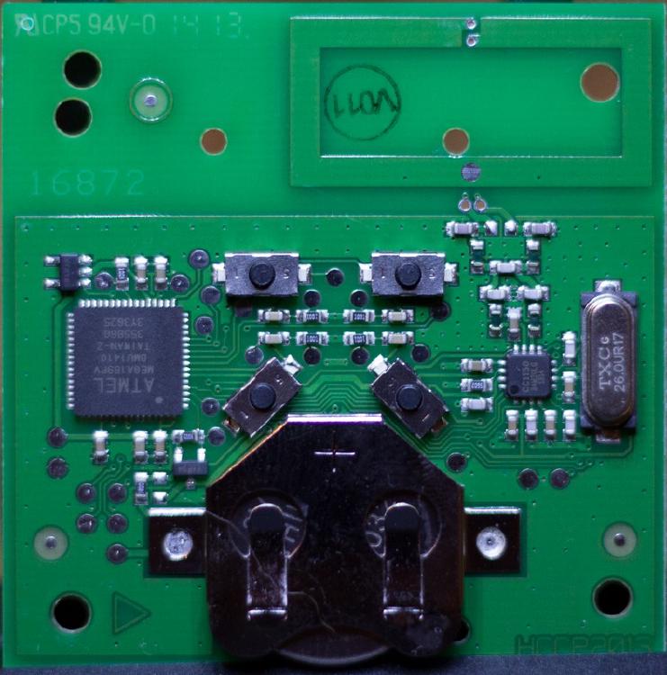 Itho RFT remote PCB front