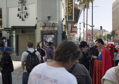 Superman op Hollywood Boulevard