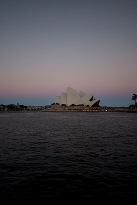 Sydney - Opera House bij schemering