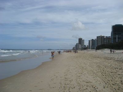 Strand van Surfers Paradise