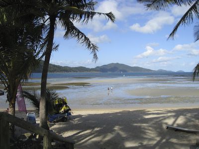 Strand 's middags op Hamilton Island