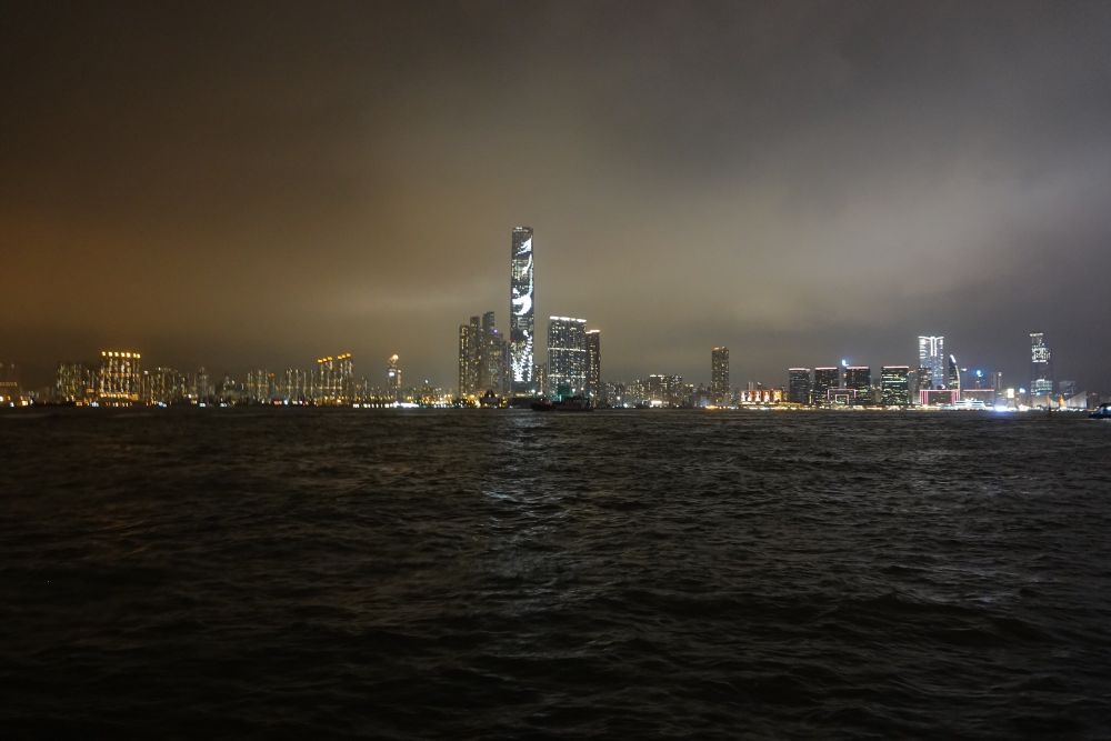 Skyline Hong Kong by night