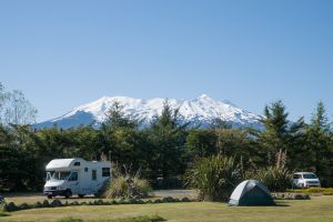 Mt Ruapehu vanaf camping