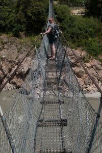 Buller Gorge schommelbrug