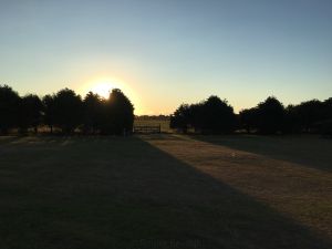 Ondergaande zon Carters Beach