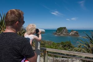 Fabienne fotografeert Tauranga Bay