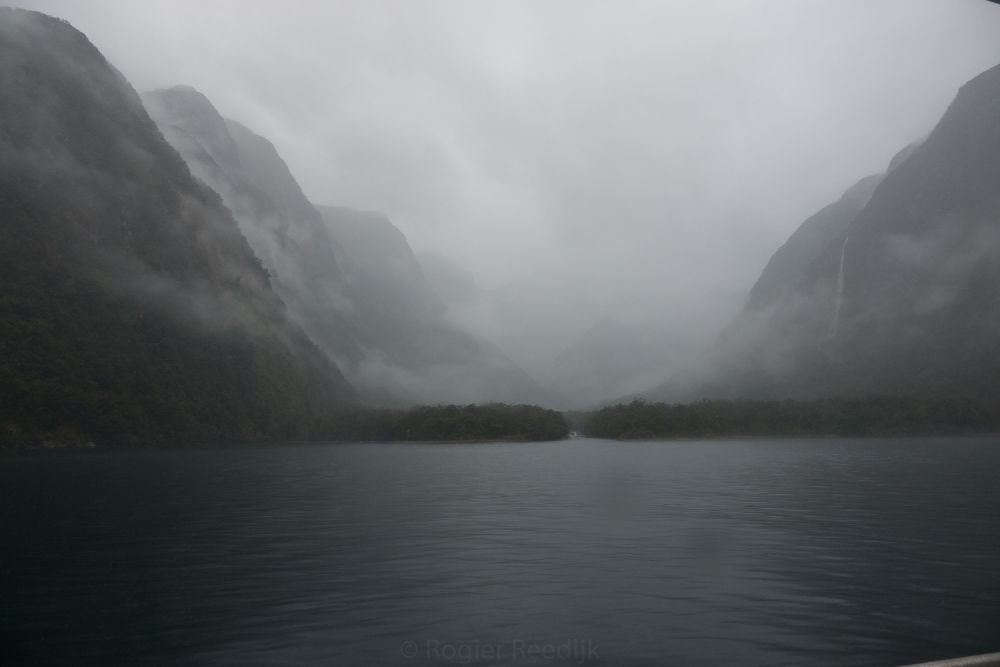 Mist in Milford Sound