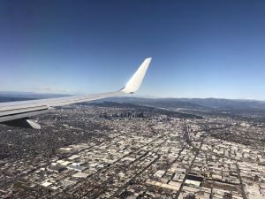 Los Angeles city centre vanuit de lucht