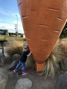 Fabienne en de wortel van Ohakune