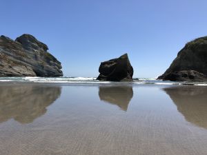 Wharariki Beach