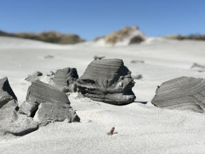 Mooie laagjes zand