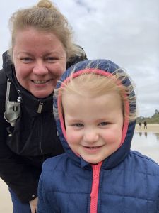 Uitwaaien op het strand