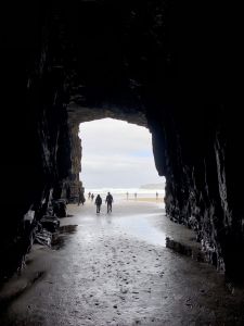 Cathedral Caves uitgang