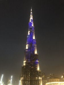 Burj Kalifa tijdens show